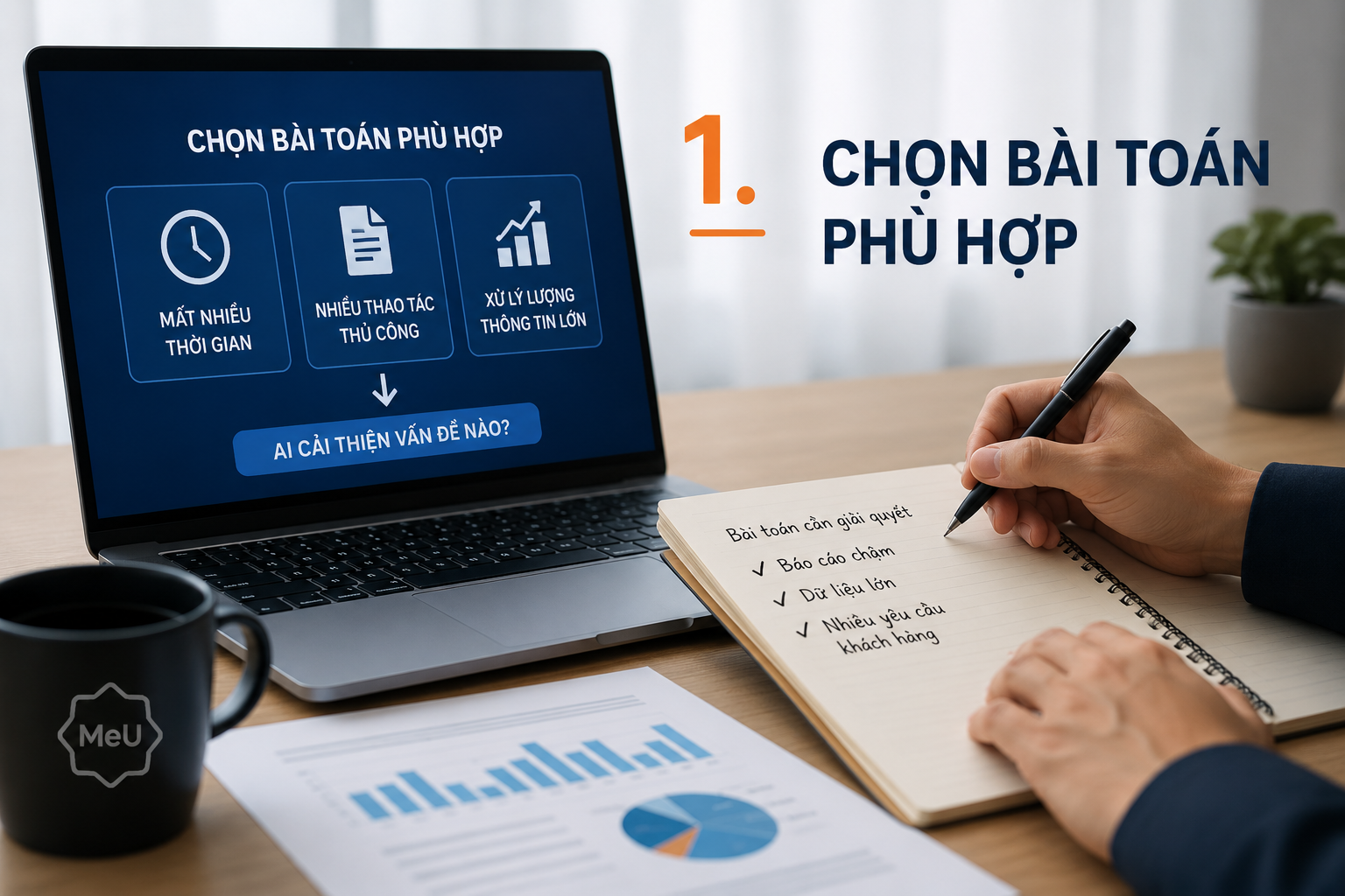 Chọn bài toán phù hợp khi triển khai AI cho doanh nghiệp